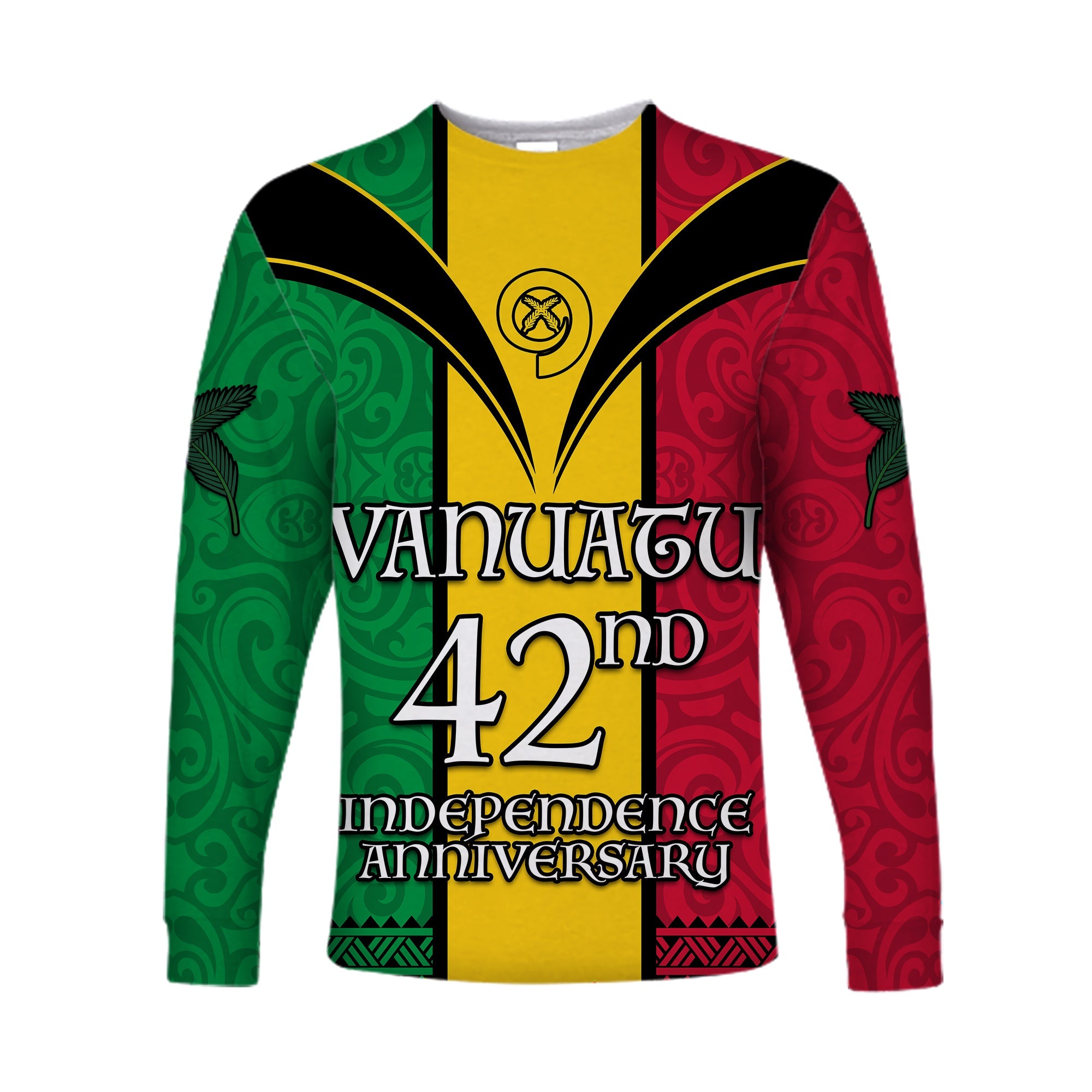 Vanuatu 1980 Long Sleeve Shirt Vanuatuan Independence Day LT13 Unisex Yellow - Polynesian Pride