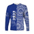 (Custom Text And Number) Tupou Tonga College Long Sleeve Shirt Class Of Year Tongan Ngatu Pattern LT14 - Polynesian Pride