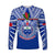 Samoa Rugby Long Sleeve Shirt Manu Samoa 7s Ginger Blue Polynesian LT14 Unisex Blue - Polynesian Pride