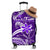 (Custom Personalised) Hawaii Flowers Wave Luggage Cover Kanaka Maoli Purple Polynesian LT13 Purple - Polynesian Pride