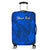 (Custom Personalised) Hawaii Luggage Cover Polynesian Tribal Art Ver.04 LT14 Blue - Polynesian Pride