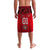 Custom Tonga Lavalava Emancipation Day Tupenu Independence Day Unique Kahoa Heilala Flower Red LT8 - Polynesian Pride