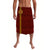 Tonga Niuafoou High School Lavalava Simple Tongan Style Maroon LT8 Maroon - Polynesian Pride