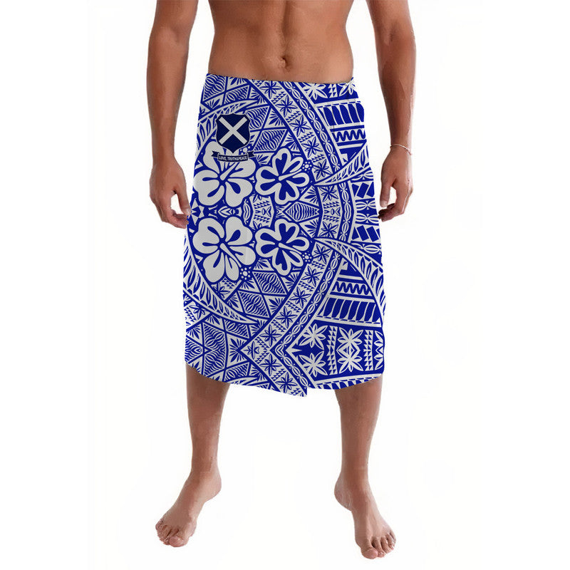 Tonga St. Andrews High School Lavalava Kupesi Vibes Blue LT8 Blue - Polynesian Pride