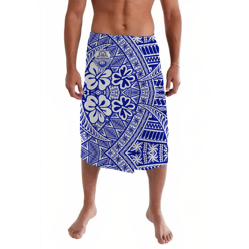 Tonga Tupou High School Lavalava Kupesi Vibes Blue LT8 Blue - Polynesian Pride