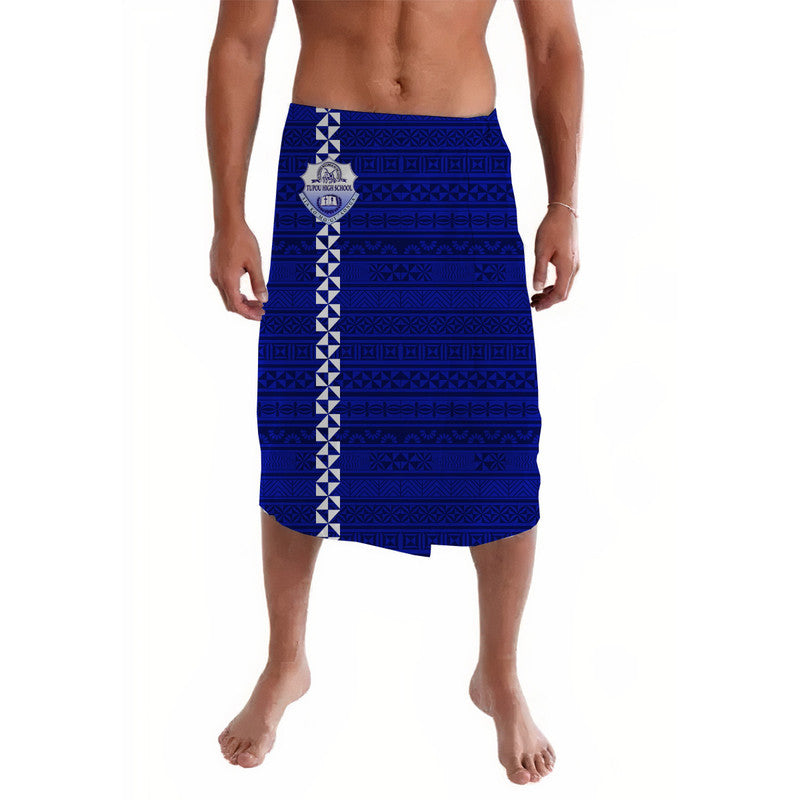 Tonga Tupou High School Lavalava Simple Tongan Style Blue LT8 Blue - Polynesian Pride