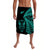 New Zealand Haka Rugby Maori Lavalava Silver Fern Vibes Turquoise LT8 Turquoise - Polynesian Pride