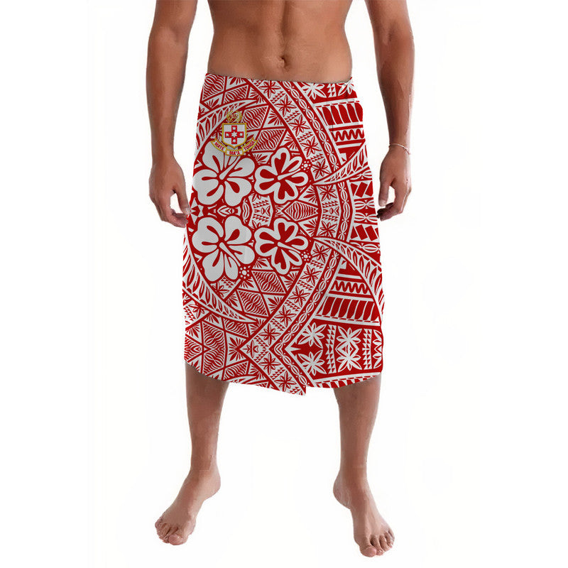 Tonga Kolisi Tonga College Lavalava Kupesi Vibes Red LT8 Red - Polynesian Pride