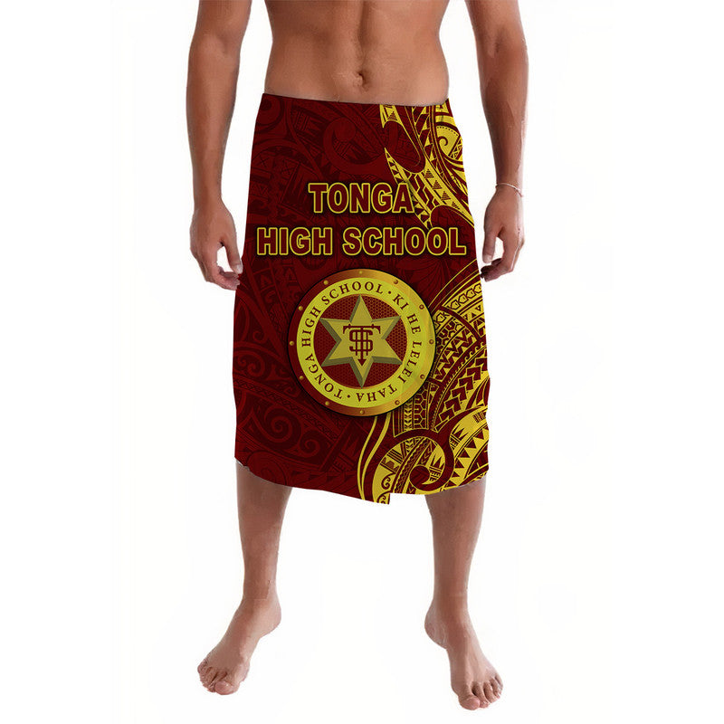 Tonga High School Lavalava Simple Vibes Maroon LT8 Maroon - Polynesian Pride