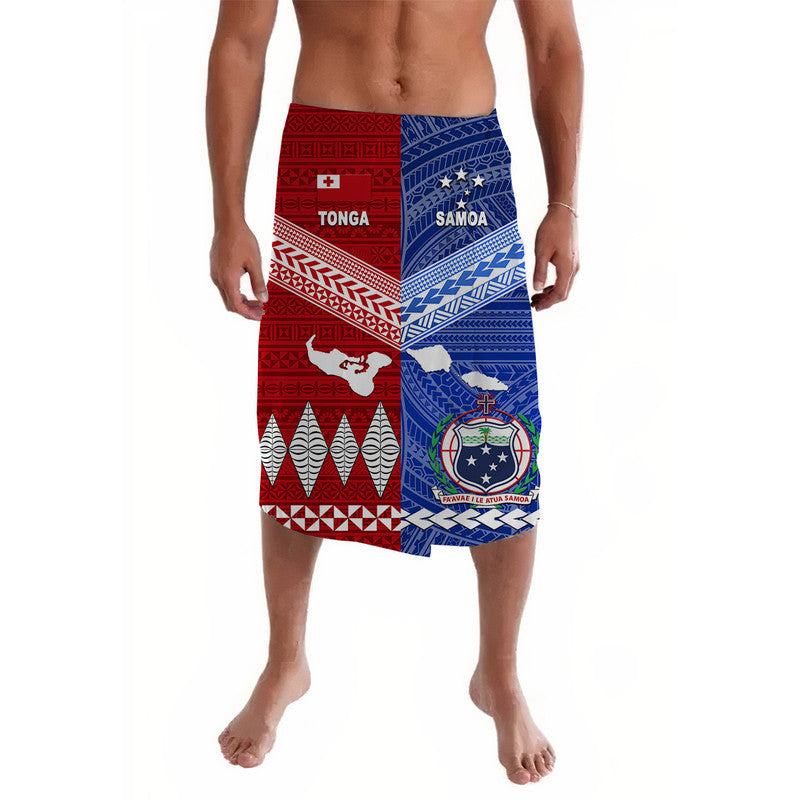 Tonga And Samoa Together Lavalava Unique Style LT8 6XL 7XL - Polynesian Pride
