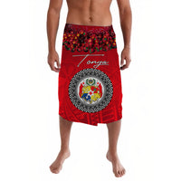 Custom Tonga Lavalava Emancipation Day Tupenu Independence Day Unique Kahoa Heilala Flower Red LT8 Red - Polynesian Pride