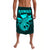 Hawaii Lavalava Kakau Kanaka Maoli Combine Polynesian Shark Ver.04 LT14 Turquoise - Polynesian Pride