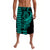 Hawaii Polynesian Warrior Kakau Lavalava Green No.2 LT6 Lavalava Green - Polynesian Pride