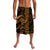 Hawaii Polynesian Warrior Kakau Lavalava Gold No.1 LT6 Lavalava Gold - Polynesian Pride