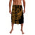 Hawaii Polynesian Warrior Kakau Lavalava Gold No.2 LT6 Lavalava Gold - Polynesian Pride