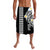 Custom Hawaii Lavalava Kakau Polynesian Pattern Combine Tropical Flowers Ver.07 LT14 Black - Polynesian Pride