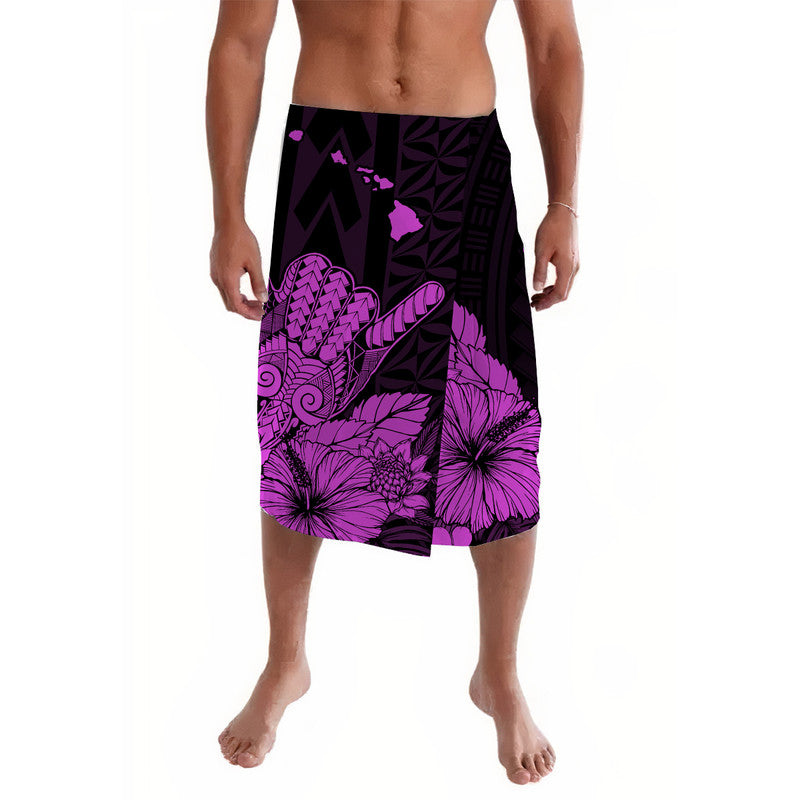 Hawaii Shaka Sign Lavalava Purple Version LT9 Purple - Polynesian Pride