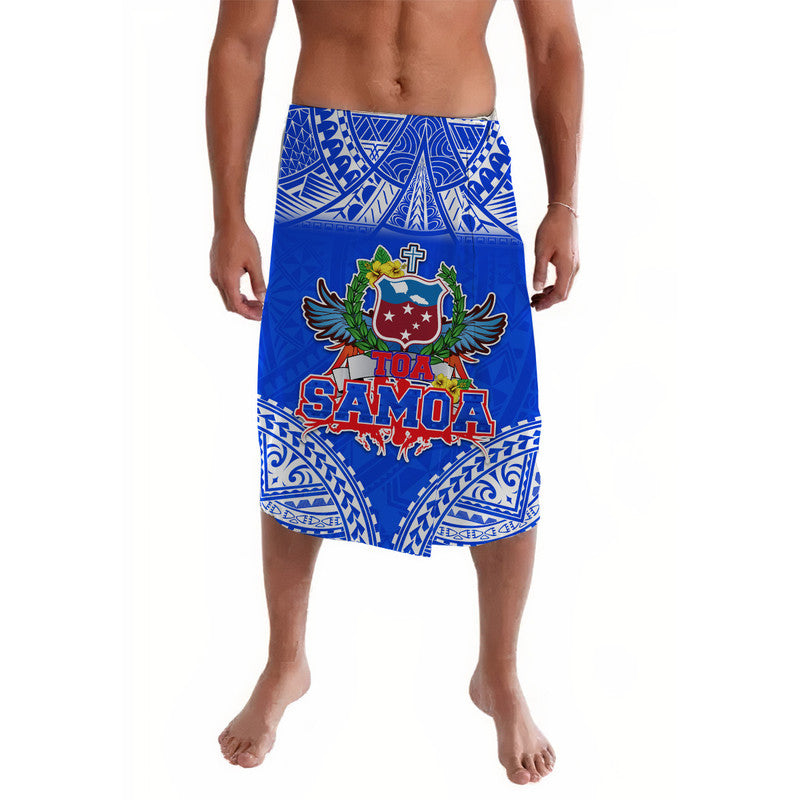 Toa Samoa Polynesian Rugby Lavalava Samoan Flag Blue Color LT9 Blue - Polynesian Pride