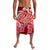 Polynesian Floral Tribal Lavalava Red LT9 Red - Polynesian Pride