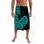 Hawaii Kakau Lavalava Polynesian Floral Tribal Aqua Version LT9 Aqua - Polynesian Pride