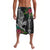 Hawaii Kakau Lavalava Mix Sharks Polynesian Hibiscus LT6 Black - Polynesian Pride