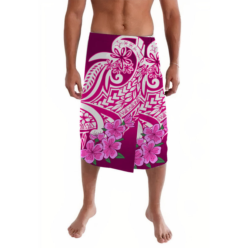 Polynesian Floral Tribal Lavalava Pink LT9 Pink - Polynesian Pride