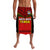 Tonga Rugby Lavalava Mate Maa Tonga Pacific Ngatu Black LT14 Red - Polynesian Pride