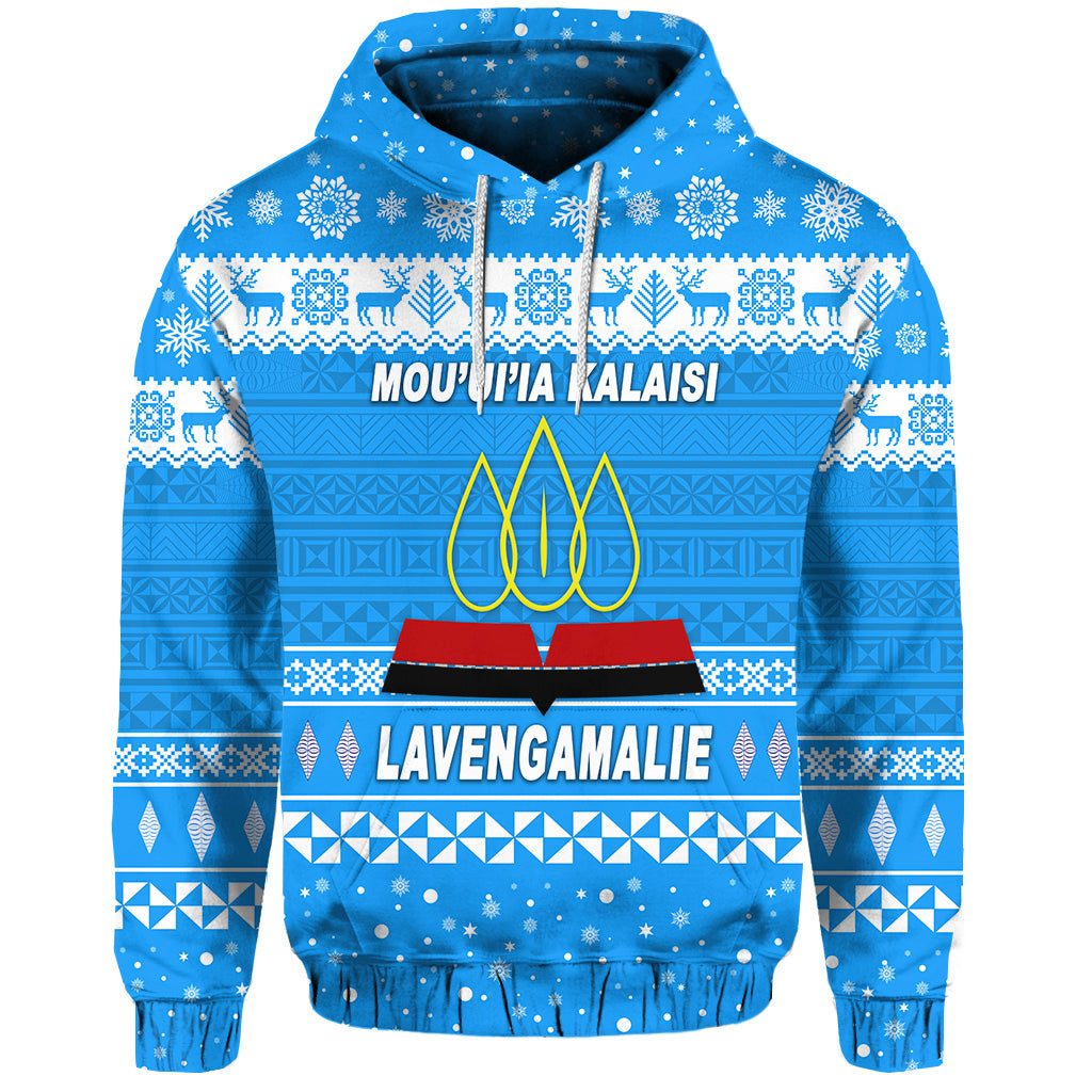 Lavengamalie College Christmas Hoodie Simple Style LT8 - Polynesian Pride