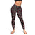 New Zealand Women's Legging Maori Graphic Tee patterns Red LT6 - Polynesian Pride