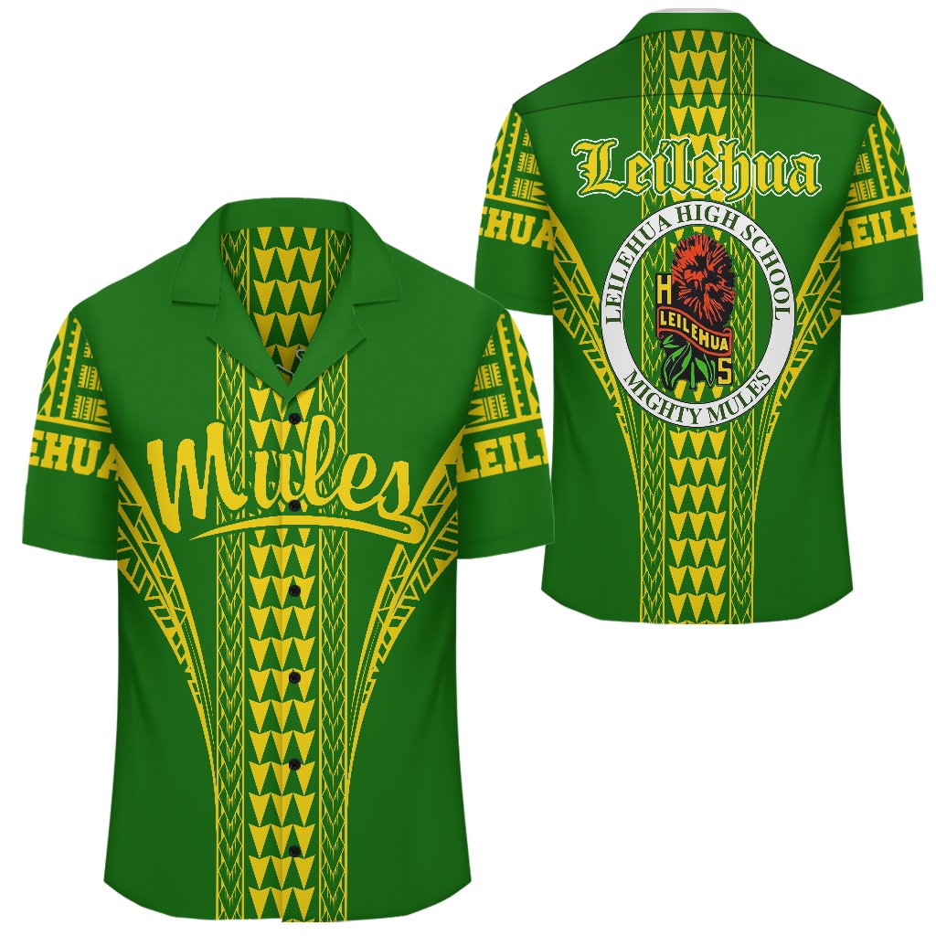 Hawaii Hawaiian Shirt - Leilehua High Hawaiian Shirt - AH Green - Polynesian Pride