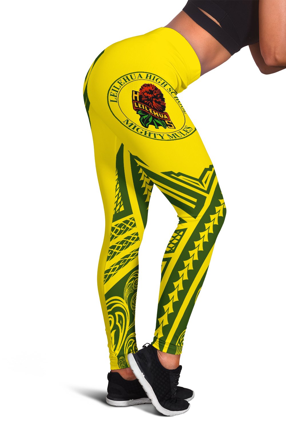 Hawaii - Leilehua High Leggings - AH Black - Polynesian Pride