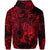 Custom Leo Zodiac Polynesian Zip Hoodie Unique Style Red LT8 - Polynesian Pride