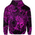 Custom Leo Zodiac Polynesian Zip Hoodie Unique Style Pink LT8 - Polynesian Pride