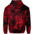 Leo Zodiac Polynesian Zip Hoodie Unique Style Red LT8 - Polynesian Pride