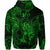 Leo Zodiac Polynesian Zip Hoodie Unique Style Green LT8 - Polynesian Pride