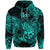 Custom Leo Zodiac Polynesian Hoodie Unique Style Turquoise LT8 - Polynesian Pride