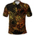 Custom Leo Zodiac Polynesian Polo Shirt Unique Style Gold LT8 - Polynesian Pride