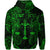 Custom Libra Zodiac Polynesian Hoodie Unique Style Green LT8 - Polynesian Pride