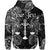 Custom Libra Zodiac Polynesian Zip Hoodie Unique Style Black LT8 - Polynesian Pride