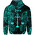 Libra Zodiac Polynesian Zip Hoodie Unique Style Turquoise LT8 - Polynesian Pride