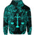 Custom Libra Zodiac Polynesian Hoodie Unique Style Turquoise LT8 - Polynesian Pride