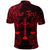 Custom Libra Zodiac Polynesian Polo Shirt Unique Style Red LT8 - Polynesian Pride