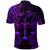 Custom Libra Zodiac Polynesian Polo Shirt Unique Style Purple LT8 - Polynesian Pride