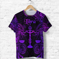 Libra Zodiac Polynesian T Shirt Unique Style Purple LT8 - Polynesian Pride