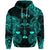 Libra Zodiac Polynesian Zip Hoodie Unique Style Turquoise LT8 - Polynesian Pride