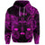 Custom Libra Zodiac Polynesian Zip Hoodie Unique Style Pink LT8 - Polynesian Pride