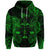 Libra Zodiac Polynesian Zip Hoodie Unique Style Green LT8 - Polynesian Pride