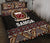 Samoa Quilt Bed Set Siapo Patterns LT6 Black - Polynesian Pride