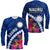 Nauru Independence Day Long Sleeve Shirt Polynesian Tropical LT9 Unisex Blue - Polynesian Pride