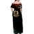 Vanuatu Proud To Be A Ni-Van - Polynesian Pattern Off Shoulder Long Dress - Penama Province LT7 - Polynesian Pride